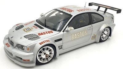 Minichamps 1/18 Scale  100 012100 - BMW M3 GTR Street 2001 Silver Bastos - Image 1 of 4