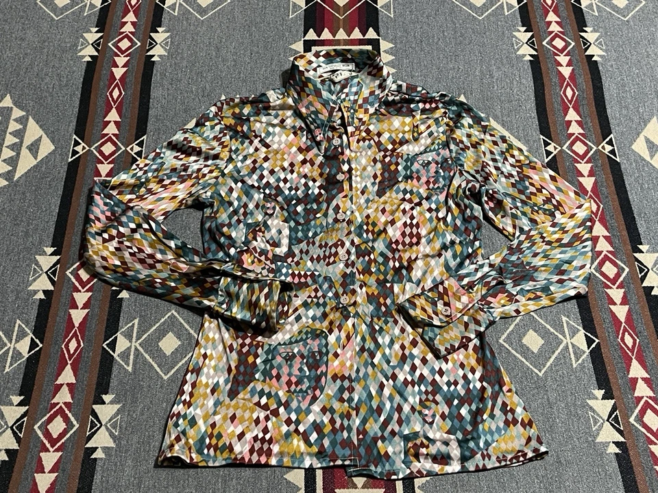 Camisa De Colección Nik Nik Botón Disco Unisex Risqué Adulto Tema Estampado Talla S T40 Foto 1 de 4