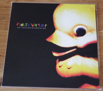 Fleshwater We're Not Here To Be Loved Orange/Magenta/Green Split Vinyl LP NEW NM — 第 1/4 张图片