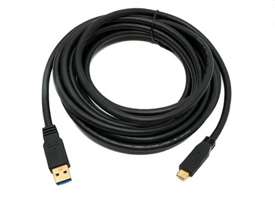 SYSTEM-S USB 3.1 Cable 5m Type C Male to 3.0A Male Lead 5Gbps 100W - Image 1 of 4