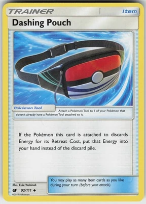 Played Dashing Pouch 92/111 Uncommon SM - Crimson Invasion - Image 1 of 2