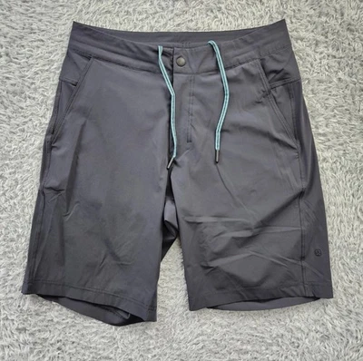 Lululemon Shorts Workout Dark Gray w/ Drawstring Mens 30 (Fits 30x9) - Image 1 of 4