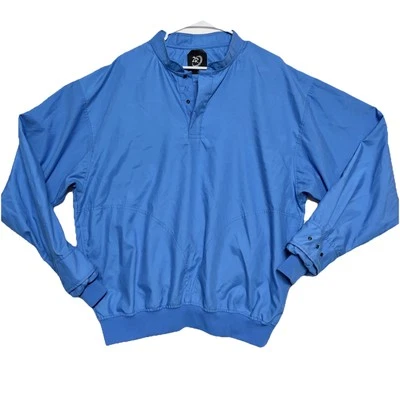 Zero Restriction Performance Jacket Men L Golf Windbreaker Pullover Rain ZR Blue - Image 1 of 4