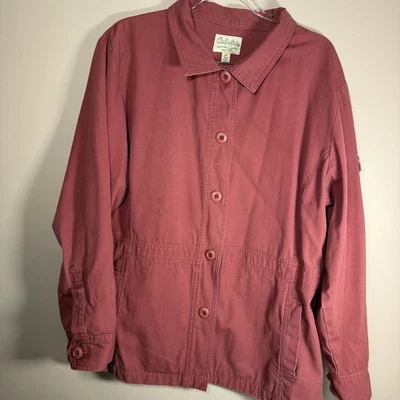Chaqueta de granero de lona Cabela's roja granate XL abrigo de gran tamaño para tareas de algodón Foto 1 de 4