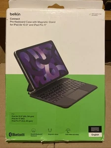 Belkin Pro Keyboard Case w/Magnetic Stand for iPad Air 10.9" & iPad Pro 11" - Picture 1 of 6