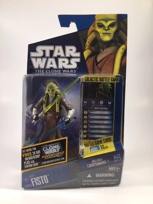 Figura de acción Star Wars The Clone Wars Kit Fisto CW23 Hasbro 2010 Foto 1 de 2