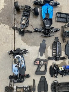 huge  vintage  rc cars and truck lot parts or rebuild nitro and electric - Picture 1 of 6