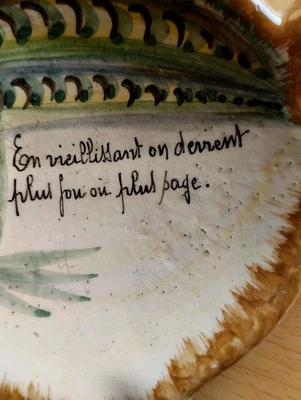 Cendrier Vintage En Céramique Vallauris MR - Photo 1/2