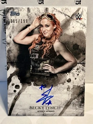 Becky Lynch 2018 Topps WWE Undisputed Auto 005/199 Mint On Card Autograph - Image 1 of 2