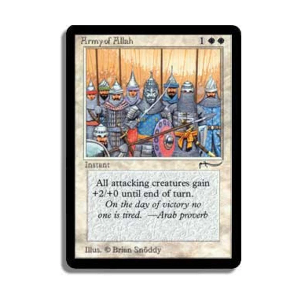 WOTC MtG Arabian Nights Army of Allah - Light (C3) VG- - Image 1 of 1