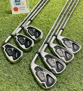 Callaway ERC FUSION  456789Pw set  7Pics TRUE TEMPER Memphis10 Shaft Golf Club - Picture 1 of 12