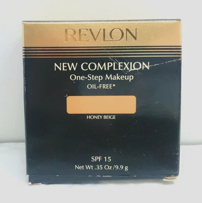New REVLON New Complexion One-Step Makeup -HONEY BEIGE ** ORIGINAL FORMULA - Image 1 of 4