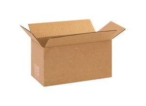 50 Pack Cardboard Mailing Packing Boxes 10x5x5 Corrugated Moving Shipping Boxes - Picture 1 of 5