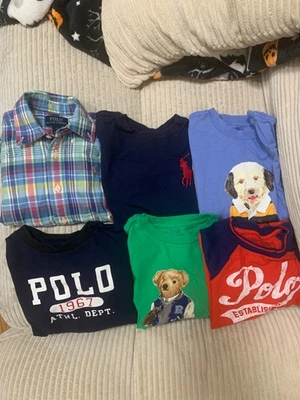 polo ralph lauren niños pequeños 4t tops multicolor - Imagen 1 de 4
