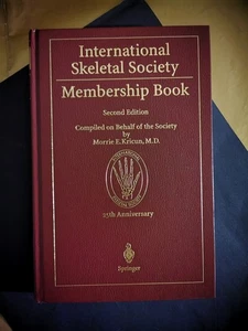 International Skeletal Society Membership Book by Morrie Kricun 1998 HC  2nd Ed. - Bild 1 von 18