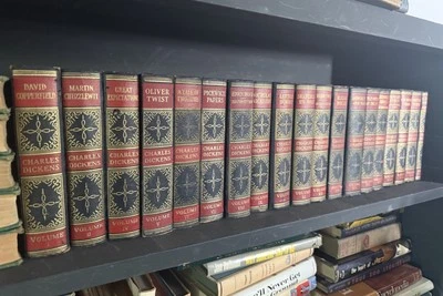Charles Dickens Cleartype Editions Library 19/20 Volume Hardcover Set, Antique - Image 1 of 4