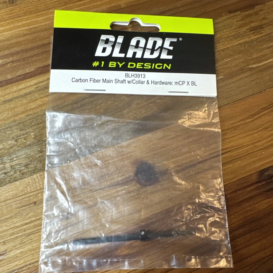 Hoja E-Flite BLH3913 eje principal de fibra de carbono con cuello y herrajes mCP X BL Foto 1 de 1