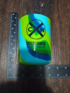 Tazza SiliPint - infrangibile - 12 once - blu/verde Caitlin & Hunter - spedizione gratuita! - Foto 1 di 5