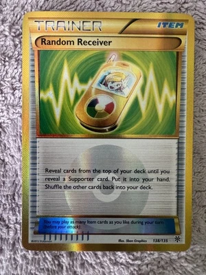 Random Receiver 138/135 - Plasma Storm Gold Secret Rare Trainer - Pokemon TCG - Image 1 of 2