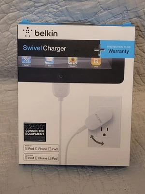 Cargador Giratorio Belkin iPod Touch Nano Clásico iPhone 3 4 4S iPad 3ª Generación iPad 2 - Imagen 1 de 4