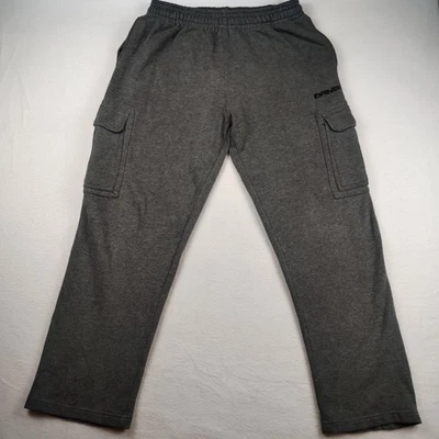 AND1 Sweatpants Mens Large Gray Fleece Cargo Pockets Athletic Basketball Lounge - Image 1 of 4