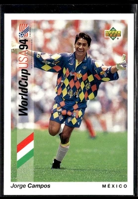 Copa Mundial Upper Deck 1993 vista previa (inglés/español) Jorge Campos novato Foto 1 de 2