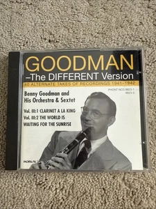 The Different Version, Vol. 3 by Benny Goodman (CD, Jun-1994, Phontastic) - Picture 1 of 5