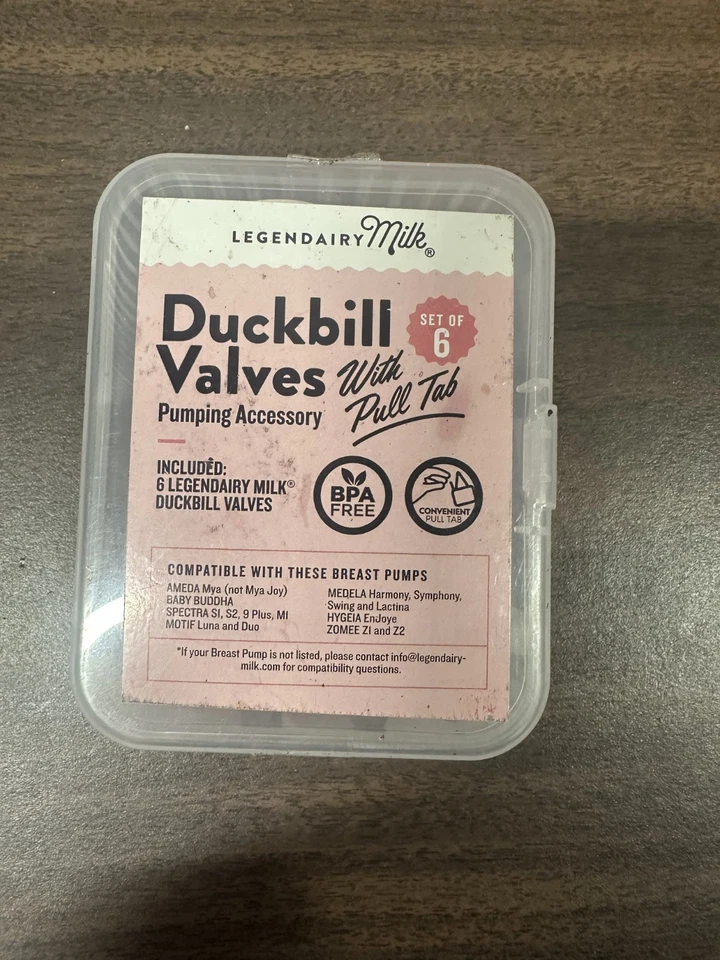 Комплект из 6 насосных клапанов Duckbill с выдвижной вкладкой - Изображение 1 из 1