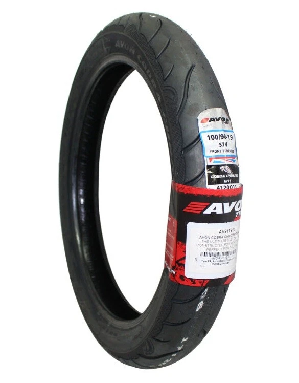 NEUMÁTICO DELANTERO AVON COBRA AV91 100/90-19 HARLEY SPORTSTER 883 1100 1200 NIGHTSTER Foto 1 de 2