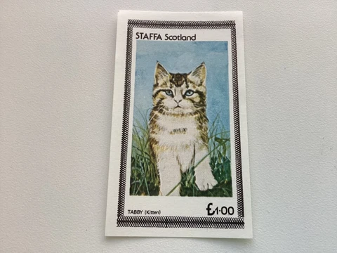 SCOTLAND, STAFFA MNH CAT STAMP SOUVENIR SHEET of 1 NICE SHEET Cover