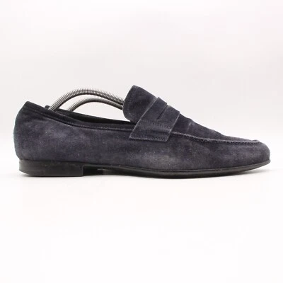 Mocasín To Boot New York Para Hombre Talla 11 Cuero Gamuza Penny Azul Marino Foto 1 de 4