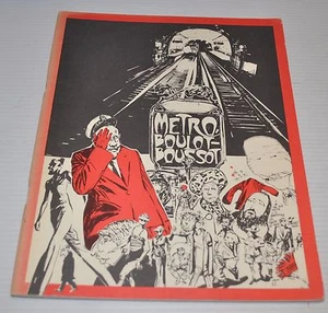 METRO BD BOULOT-BOUSSOT 1978 Futurpolis Art Comic Book - Picture 1 of 7