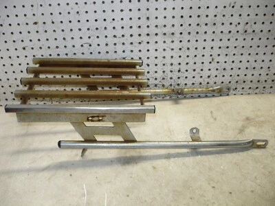 Portaequipajes trasero HONDA 73 1973 CB350F CUATRO CB 350 F CROMO OEM Foto 1 de 4