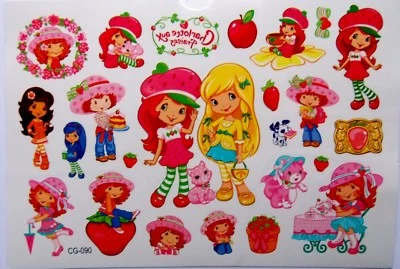CHARLOTTE AND FRIENDSCARTOON TEMPORARY BODY TATTOO Charlotte and Friends Cartoon temporäres Körper Tattoo Kinder - CG-090