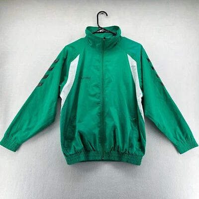 Куртка спортивная Hummel зеленая мужская XL с длинным рукавом карманы на молнии - Изображение 1 из 4