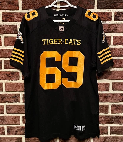 CFL New Era HAMILTON TIGER-CATS Official JORDAN MURRAY Jersey Men (M) Ti-Cats EX Cover