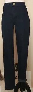 Beija Flor womens size 8 STEPHANIE Blue Legging Jeans - Picture 1 of 18