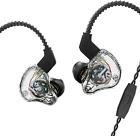 Wired Earbuds With Microphone Kbear Ks1 In-ear Headphones With 1dd Deep Bass Hif
