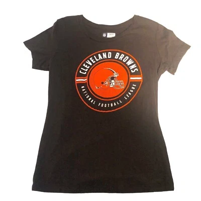 Camiseta pequeña de fútbol americano Cleveland Browns NFL Apparel para mujer” Foto 1 de 4
