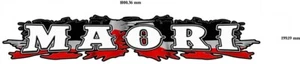 MAORI STICKER 1000 MM BY 200 MM GLOSS LAMINATED - Picture 1 of 1