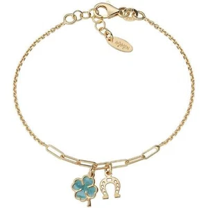 Bracciale Donna Argento 925 Amen BRMPQUGVE Pendenti Portafortuna in Madreperla - Imagen 1 de 2
