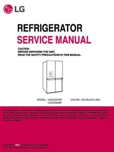 LG LNXS30866D und LNXC23766D SERVICE REPARATURANLEITUNG PAPIER UND PDF - Bild 1 von 1
