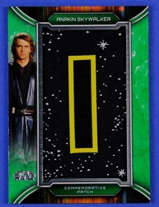 TOPPS SKYWALKER SAGA ANAKIN SKYWALKER CARD JEDI ORDER LETTER PATCH NP-AI 25/25 - Picture 1 of 2