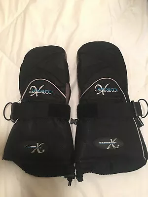 Guantes de manopla picadora negros impermeables IceArmor para hombre talla M Thinsulate Foto 1 de 3