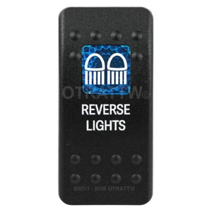 OTRATTW Carling Technologies Contura II Rocker Switch, REVERSE LIGHTS, BLUE LENS - Picture 1 of 6