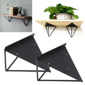 2 Durable Hairpin Industrial Wall Shelf Support Bracket Metal Legs Mount Display - Picture 1 of 12