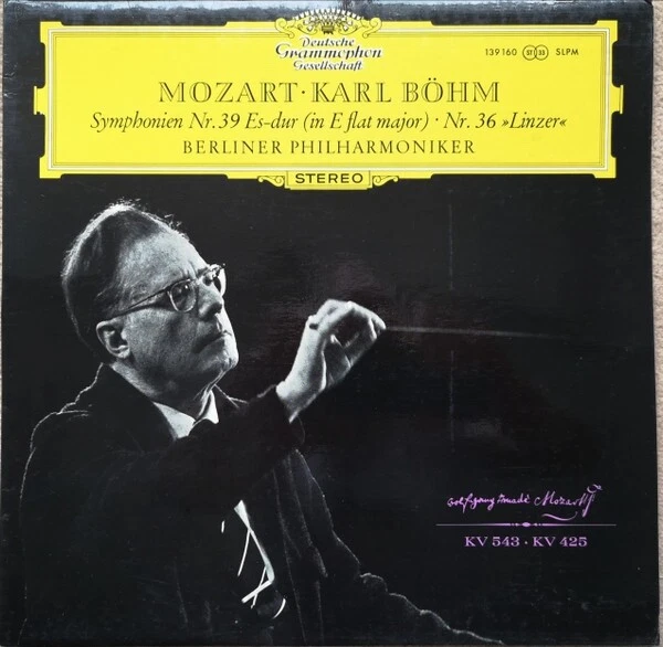 Mozart-Symphonien Nr. 39 Es-Dur • Nr. 36 »Linzer« Italy Import 139160 Vinyl 12'' - Image 1 of 1
