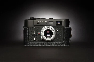 Handmade Genuine Real Leather Half Camera Case Bag Cover for Leica M5 - Image 1 of 4