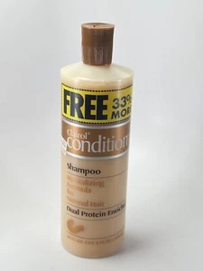 VTG 1986 Clairol Condition Shampoo Revitalizing Formula Normal Hair Dual Protein - Picture 1 of 4