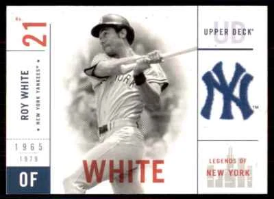 2001 Upper Deck Legends of New York #117 Roy White Yankees - Image 1 of 2